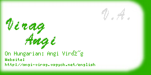 virag angi business card